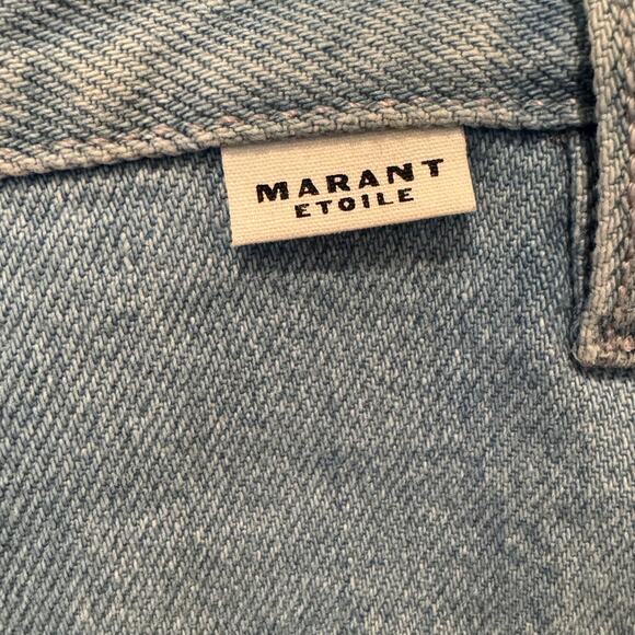 Isabel Marant Étoile Vandy Button Front Denim Skirt Size 42 FR, 10 US - Picture 10 of 15